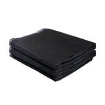 rideau extérieur semi transparent noir blanc moderne pochette tringle patio véranda
