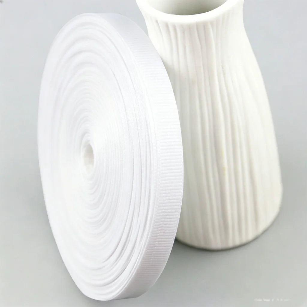 ruban gros grain polyester couleur unie décoration emballage cadeau artisanat couture accessoire fête