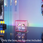 vitrine acrylique transparente boîte rangement empilable figurines jouets collectionnables protection anti poussière