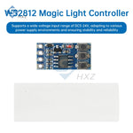 contrôleur lumière led rgb ws2812 3canaux scintillement moderne imprimé bleu opaque