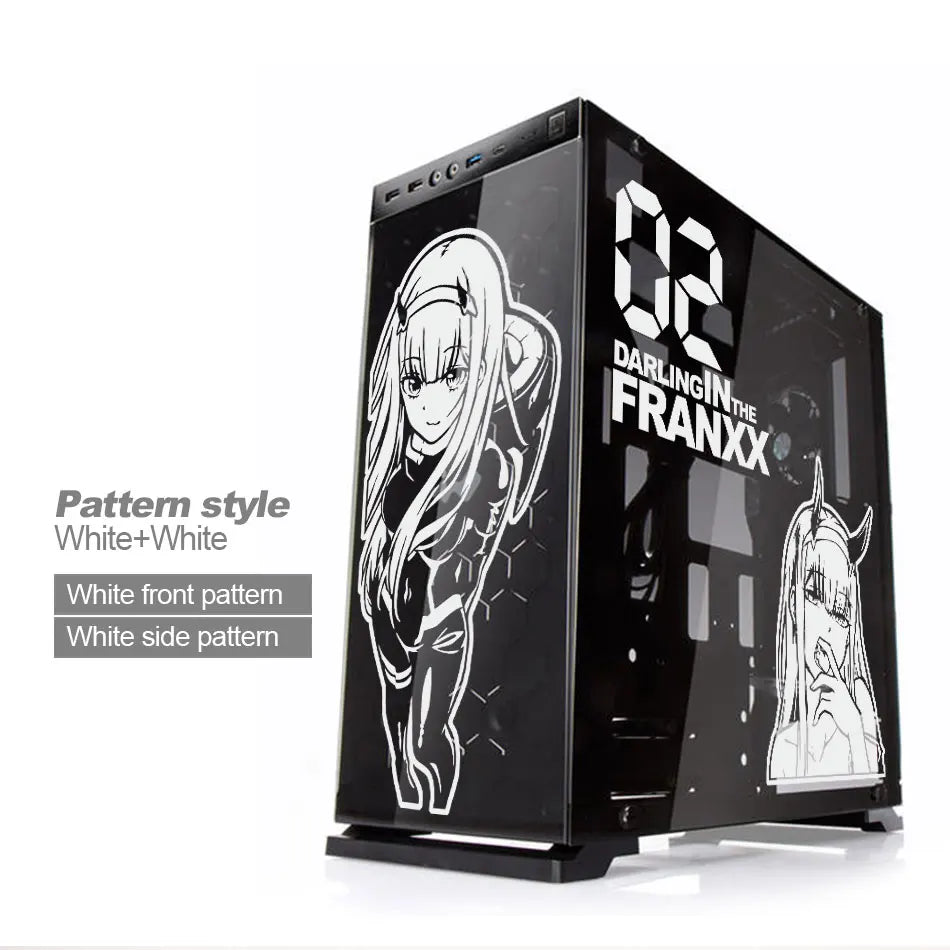 boîtes rangement anime darlings franxx blanc noir transparent modernes illustratives