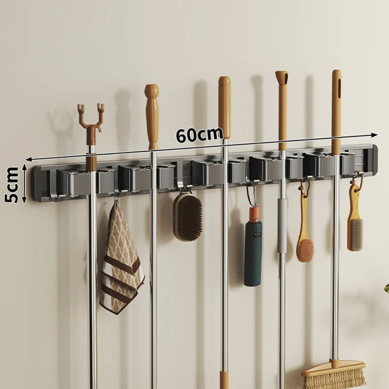 organisateur nettoyage mural multi outils respectueux environnement aluminium moderne