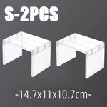 étagères modulaires blancs clips multifonctionnelles rangement cuisine vaisselle épices minimalistes
