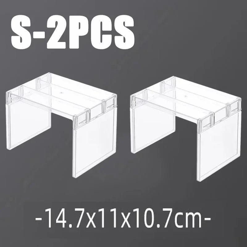 étagères modulaires blancs clips multifonctionnelles rangement cuisine vaisselle épices minimalistes