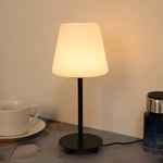 lampe table moderne noir blanche lumière ambiane tricolore chambre salon usb