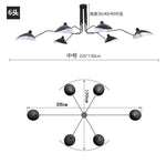 luminaire industriel suspension murale moderne abatjour opaque couleur noir argent doré