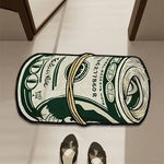 tapis vert beige blanc billets banque moderne antidérapant polyester intérieur chambre bain cuisine