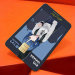 carte sim personnalisée bocchi the rock dessin animé pop art hitori gotoh waterproof réutilisable