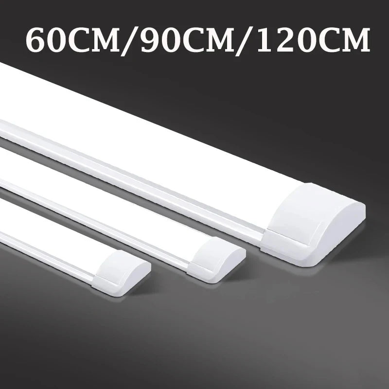 éclairage led barre 60cm 90cm 120cm blanc moderne lisse 180deg 30000h