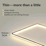 plafonnier led blanc minimaliste ultrathin télécommande certification ul ccc cqc fcc round 40cm round