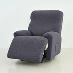 housses fauteuil inclinable jacquard beige motif géométrique moderne fixation pièces polyestère lavable automne hiver