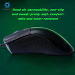 souris fil noir antidérapante caoutchouc ergonomique coussin souris points texturés