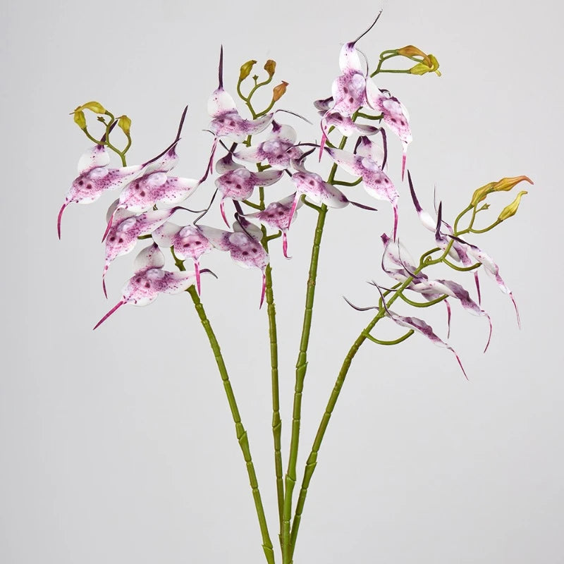 bouquet artificiel blanc orchidée moderne décoration maison anniversaire mariageintérieur