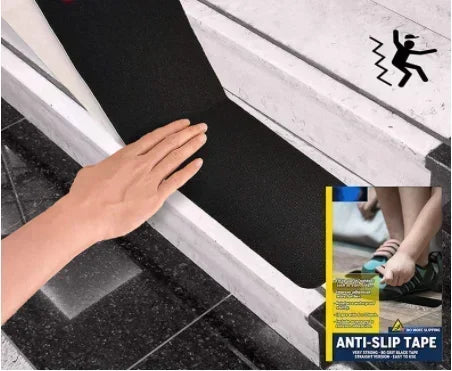 tapis antidérapants escaliers gris clair texture micro adhésif prédécoupés rouleau sans couture