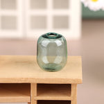 vases transparents modernes plastique noir bleu vert rose gris