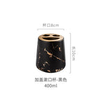 ensemble tasses dents marbre doré moderne vert noir blanc élégantes 400ml