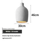 lustre suspension moderne beige texture granulée luminaire salon salle manger chambre loft