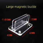 clip magnétique acrylique transparent moderne fonctionnel affiche support publicitaire clips