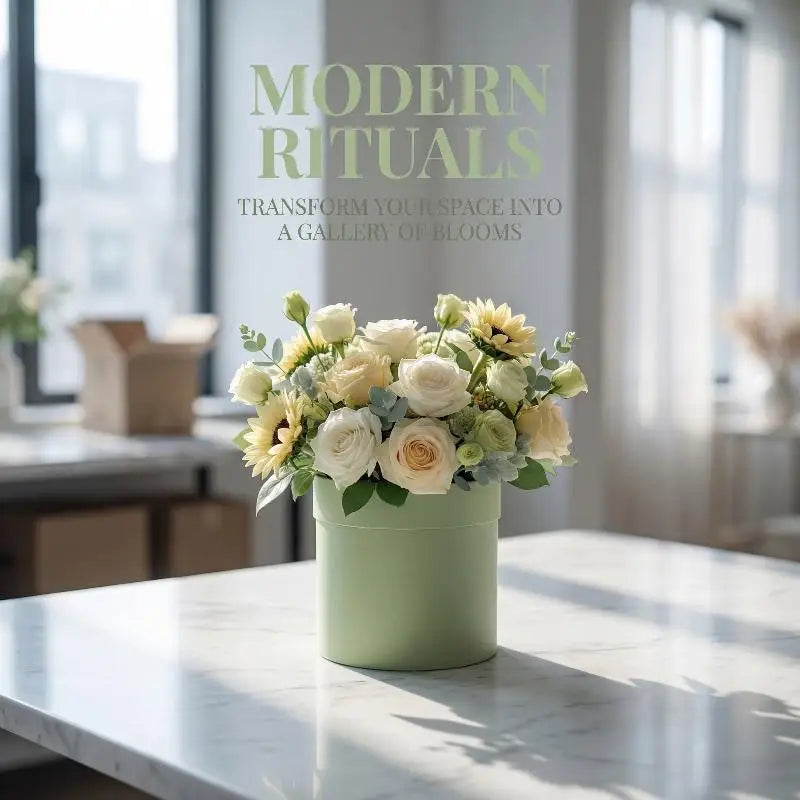 vase moderne vert pastel rose clair acrylique fleurs artificielles élégant mariage décoration table opaque
