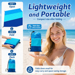 serviette plage bleue moderne sac rangement imperméable grande taille portable