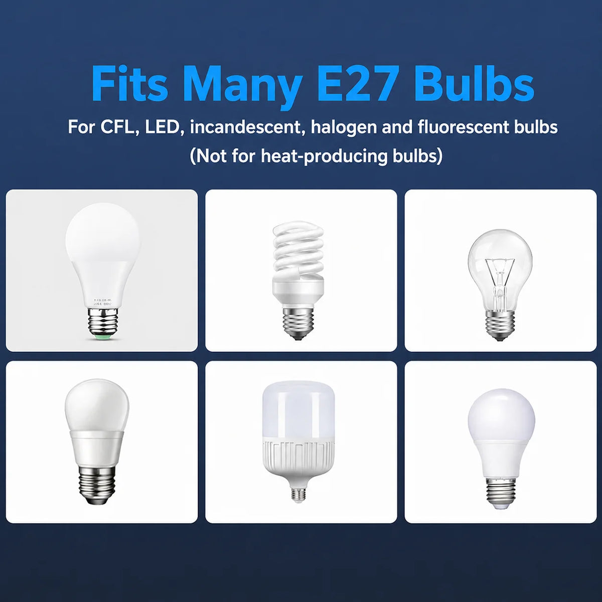 support lampe e27 blanc moderne abs surface ignifuge isolation montée