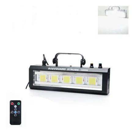 projecteur led 100w stroboscopique commande sonore dj discothèque fête lumière moderne