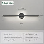 lampe murale led moderne blanche dorée brillante minimaliste éclairage quotidien chambre cuisine salle manger