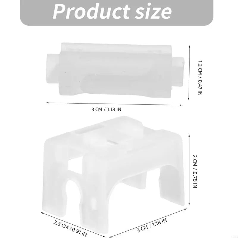 accessoire rideau transparent moderne clips support store enrouleur cordon aveugle taquet fixation