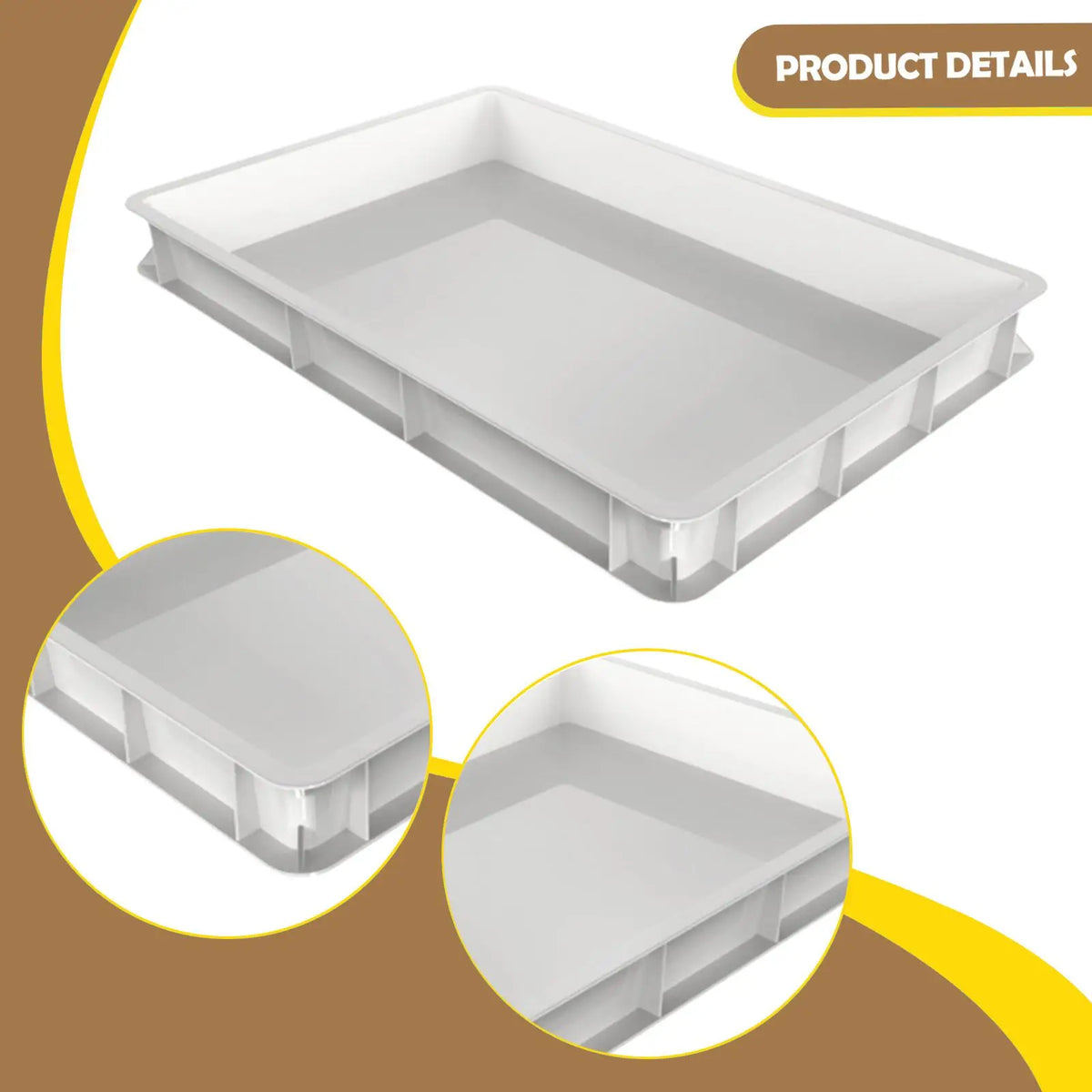 plateau rangement alimentaire industriel gris blanc fruits légumes pizza pâte cuisson bakery kitchen commercial