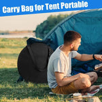 sac rangement oxford noir tente douche camping matériel outdoor