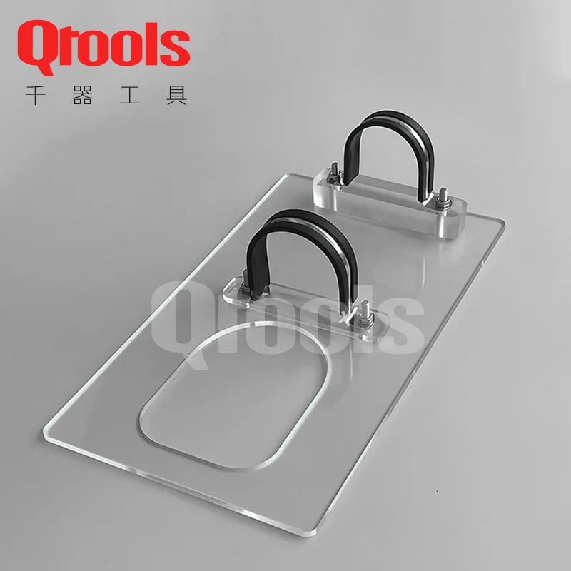 scie électrique tapis coupe guide orange noir clips pragmatiqueoutil brodeur
