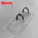 scie électrique tapis coupe guide orange noir clips pragmatiqueoutil brodeur