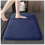 tapis bain gris moderne doux absorbant antidérapant lavable machine confortable salon salle bain