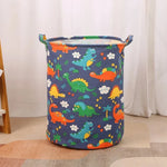 panier linge pliable poignées moderne multicolore imprimé animaux végétaux respectueux environnement