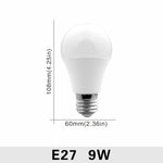 lot ampoule led culot e27 blanc mat moderne éclairage intérieur salon chambre maison