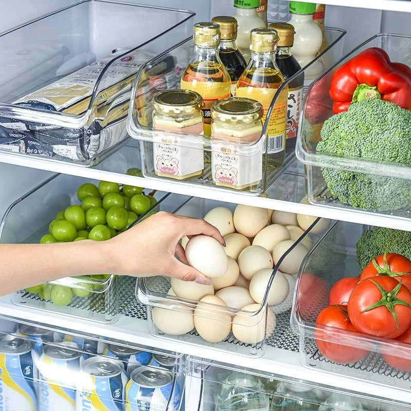 Organisateur de cuisine transparent pour légumes et fruits