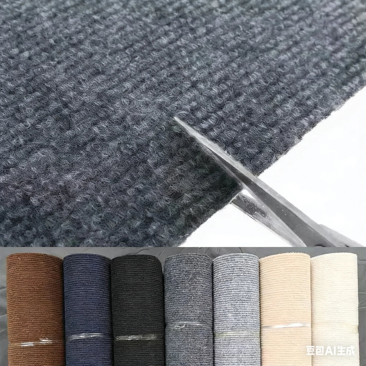 tapis auto adhésif protection meubles découpe facile moderne texture tissée chatons