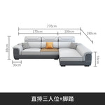 canapé d'angle moderne gris clair gris foncé beige noir tissu rayures géométrique coussins