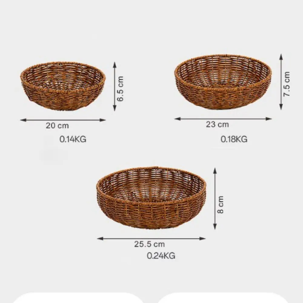 paniers osier tressés traditionnels empilables marron clair utilisation multiple respectueux environnement poignées osier