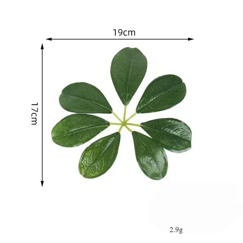 feuilles artificielles vertes plante décoration extérieure pièces plastique naturellement stylées chambre