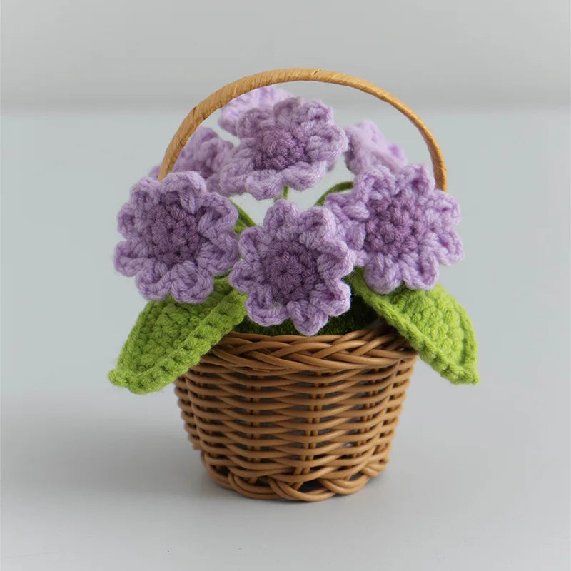 panier osier fleurs traditionnel marron clair décor intérieur maison fêtes anniversaires baby shower
