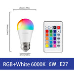 ampoule led rgb sphérique culot e27 telecommande decoration interieure salon moderne