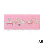 rideau porte motif animalier panda ours enfantin franges pois rayures décoratif blanc vert