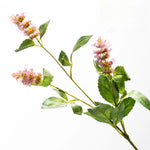 décoration intérieure moderne plante artificielle soie lavande fleurs vertes violette roses 75cm