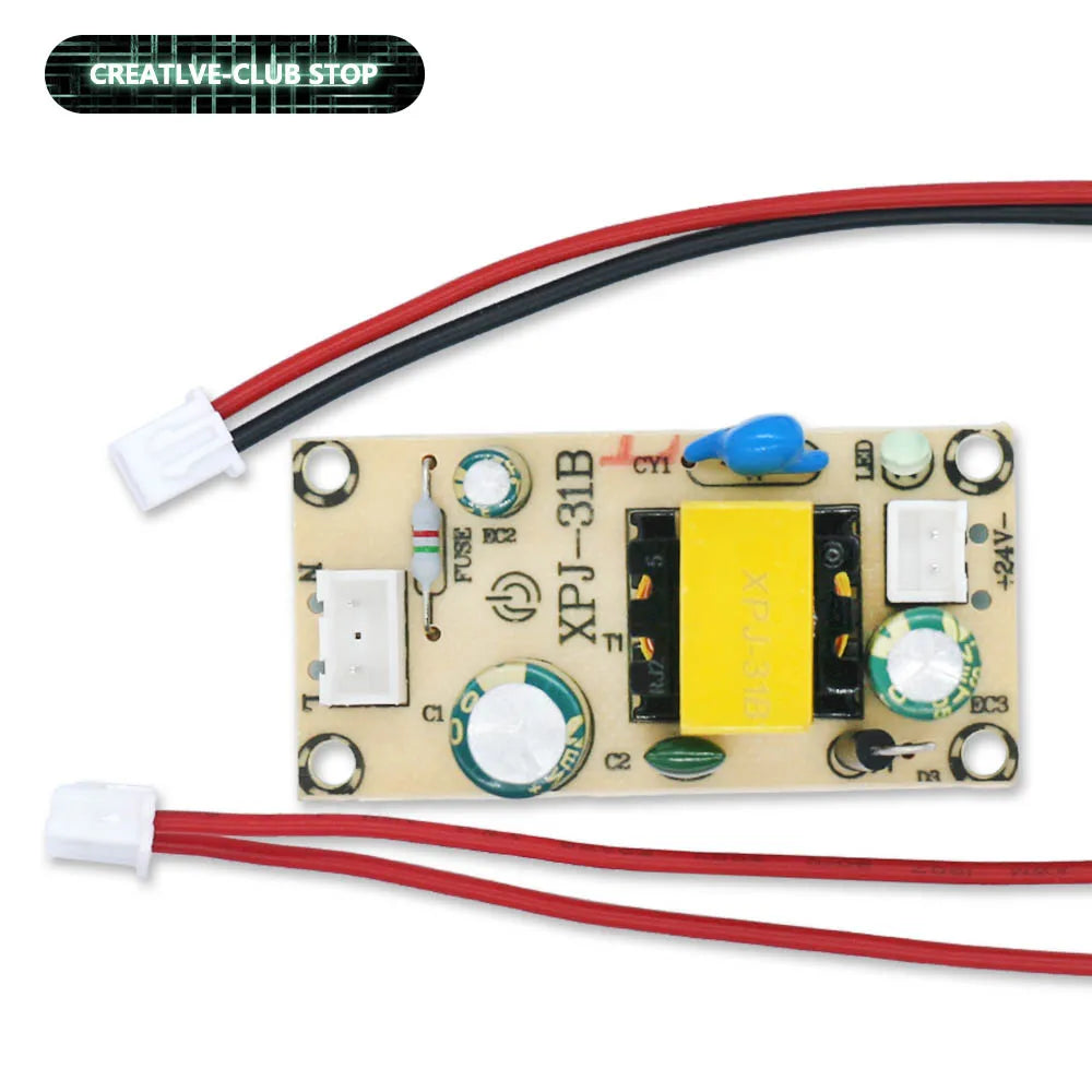 alimentation électrique led 12v 24v ac180 220v transformateur électronique composants industriels fixations câbles