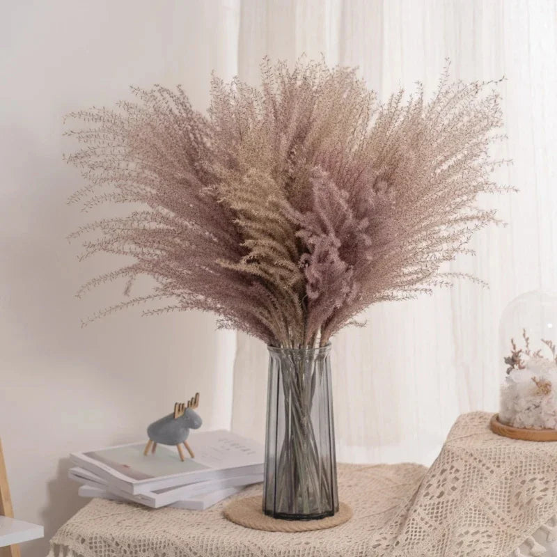 fleurs séchées naturelles rose pâle décoration maison anniversaire mariage rustic