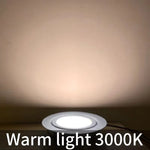 Spot LED encastrable argenté moderne 12V 3W IP65 salle bain vis câble