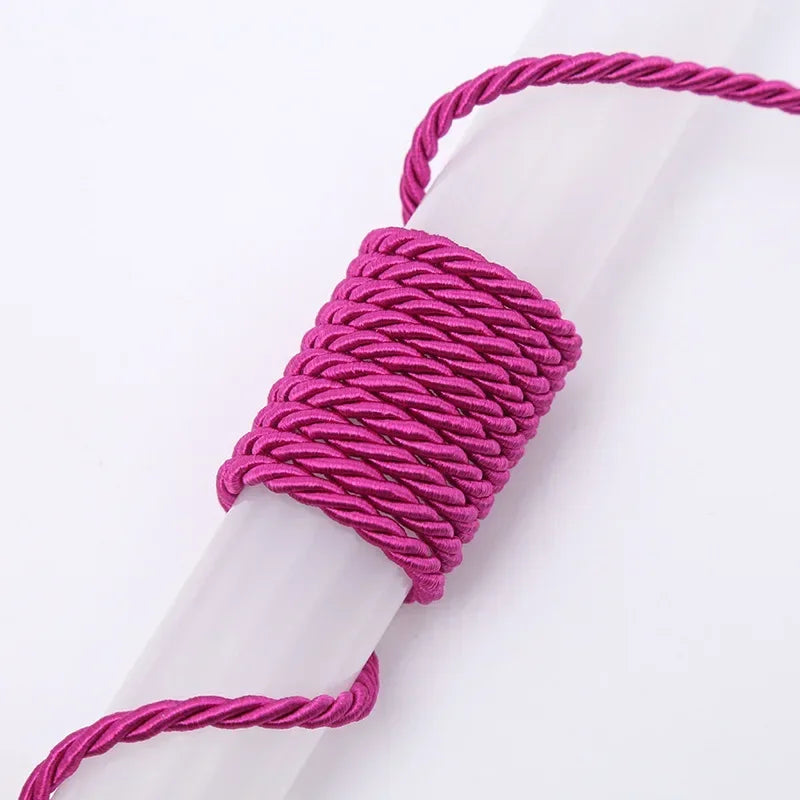 corde torsadée polyester 5mm décoration artisanale textile maison bricolage moderne
