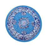 tapis table rouge rose vert bleuclair bleufoncé floral géométrique classique traditionnel