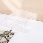 boîtes rangement transparentes réutilisables moderne vert bleu orange violet respectueux environnement pliables cosmétiques objets
